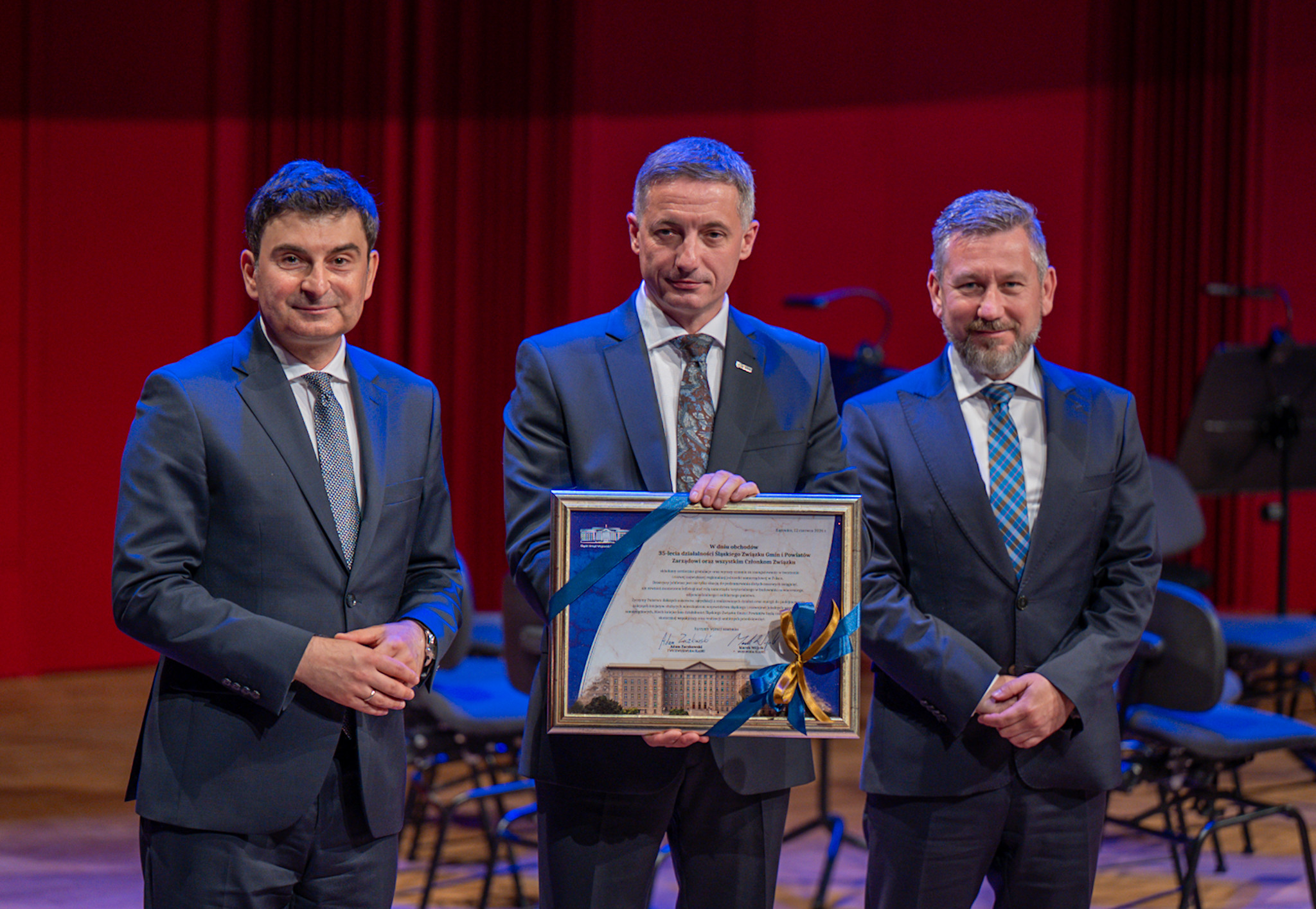 Wojewoda Śląski i Wicewojewoda złożyli życzenia.
