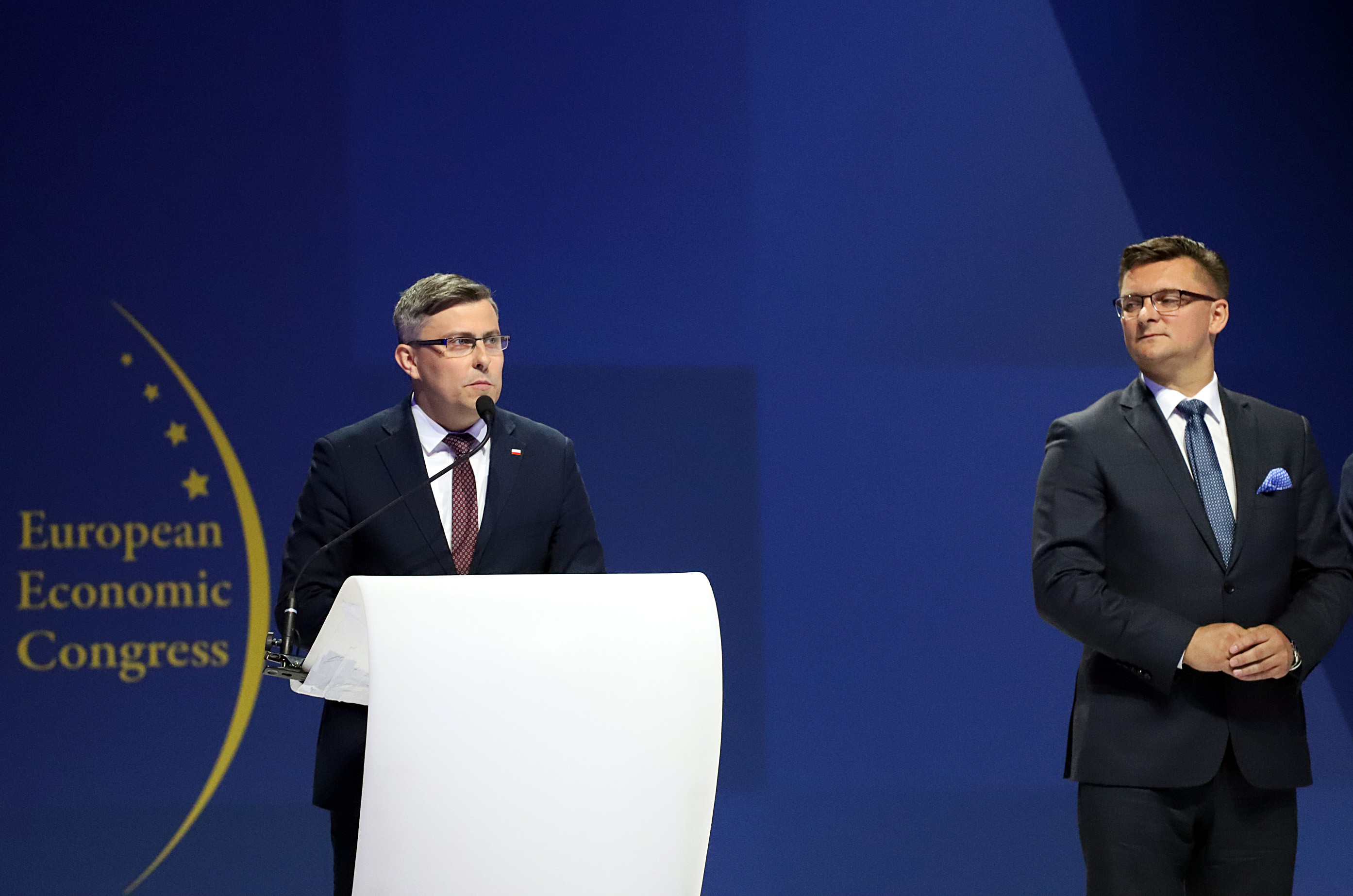 Wojewoda śląski Jarosław Wieczorek otwiera 10. edycję Europejskiego Kongresu Gospodarczego (foto: A. Karendał)