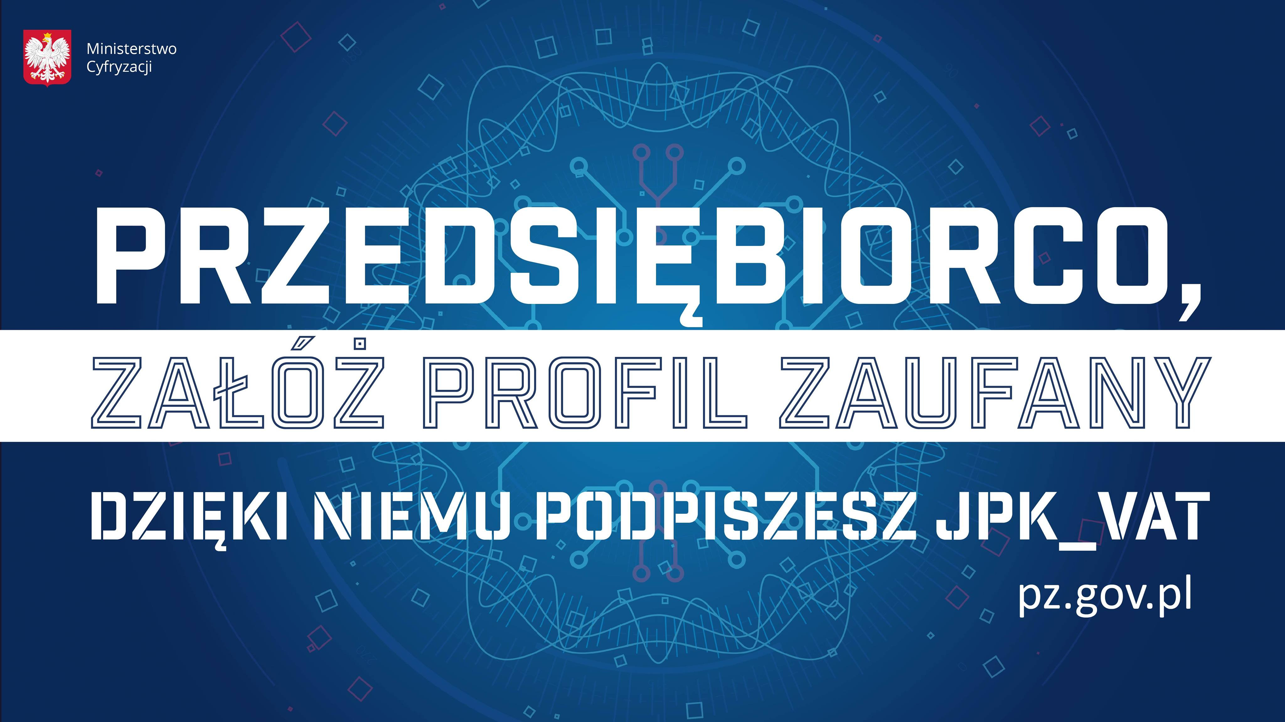 Plakat promujący Profil Zaufany / materiał Ministerstwa Cyfryzacji