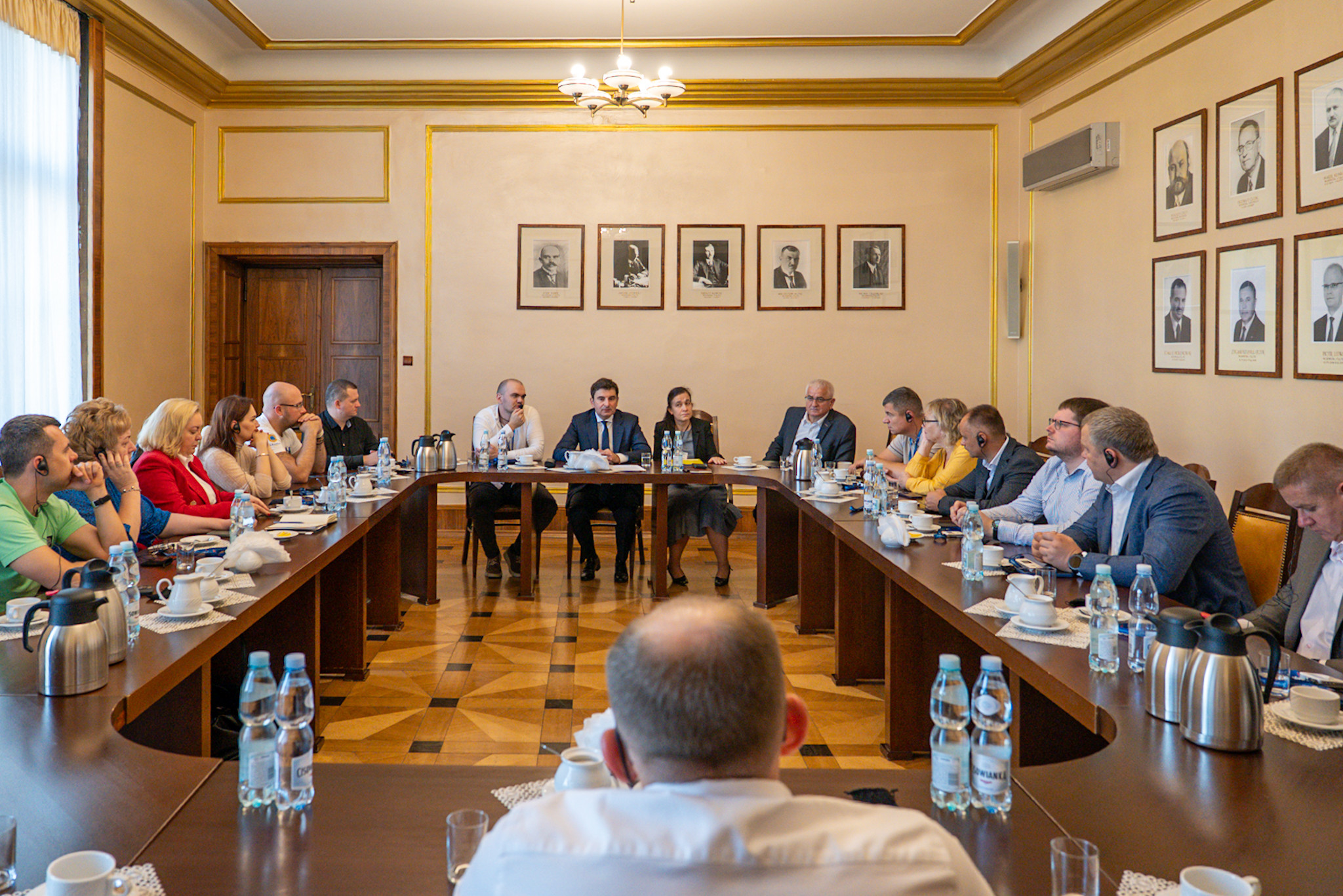Szkolenie w sali Śląskiego Urzędu Wojewódzkiego.