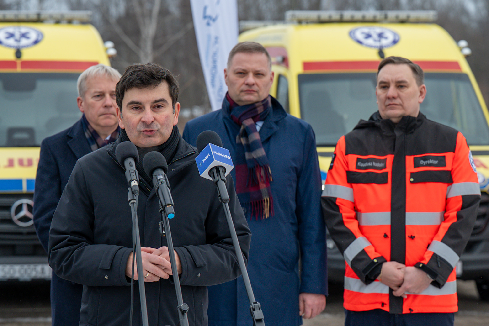 Wicewojewoda Śląski przemawia podczas wydarzenia.