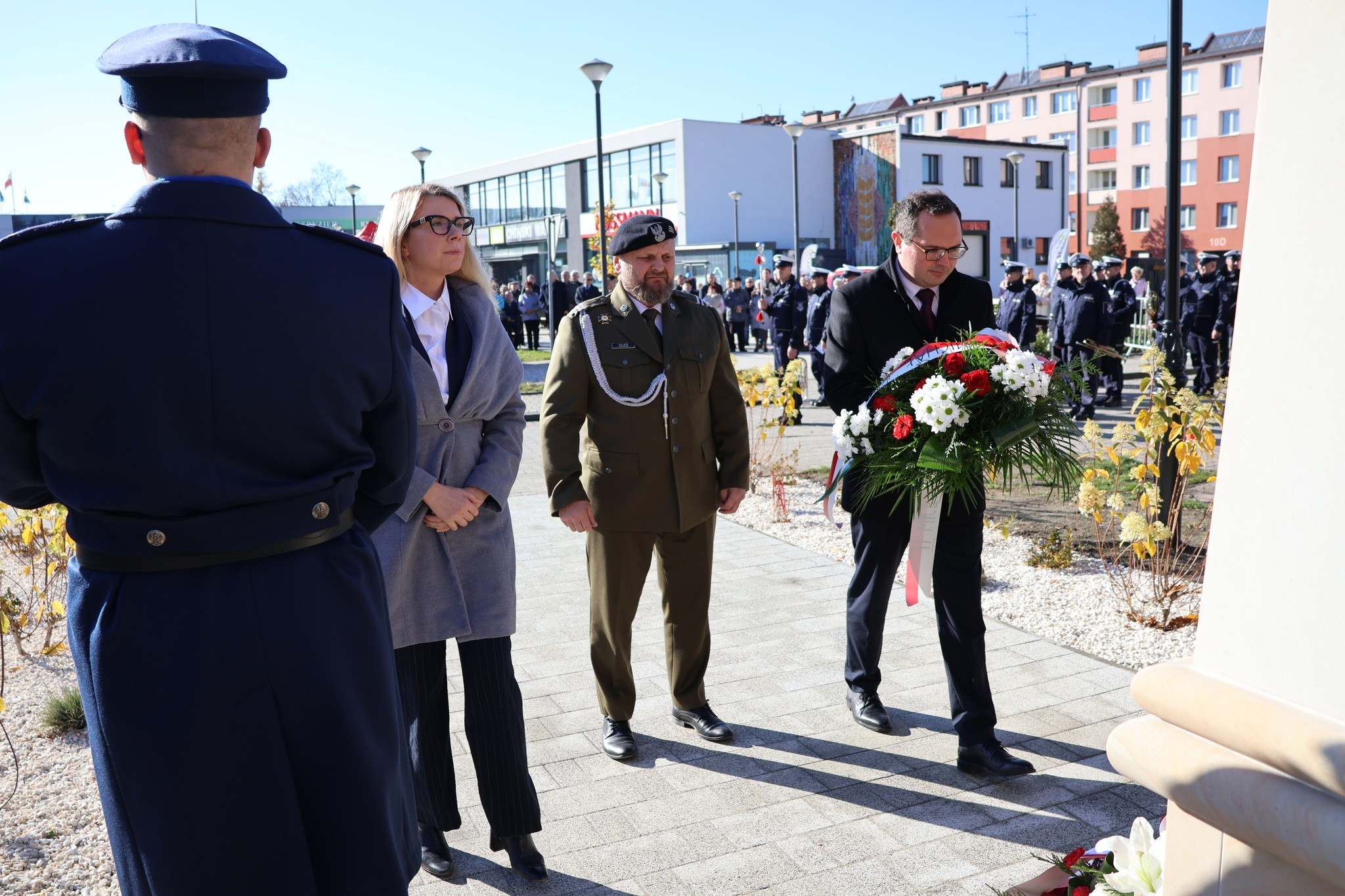 Uroczyste odsłonięcie Pomnika w hołdzie Powstańcom Śląskim w Orzeszu