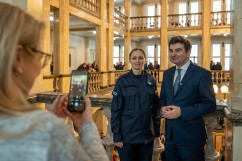Uroczyste ślubowanie nowo przyjętych policjantów