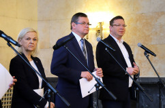 Galeria zdjęć z briefingu prasowego zapowiadającego wzrost środków z budżetu państwa przeznaczonych dla województwa śląskiego /fot. A. Karendał/