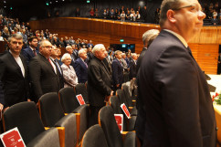 Fotogaleria z 50. inauguracji roku akademickiego Uniwersytetu Śląskiego, w której uczestniczył m.in. wojewoda śląski Jarosław Wieczorek, wicepremier Jarosław Gowin i sekretarz stanu w Ministerstwie Sprawiedliwości  Michał Wójcik.