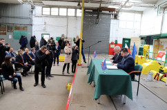Galeria zdjęć z konferencji prasowej i podpisania umowy na modernizację infrastruktury tramwajowej /fot. A. Karendał/