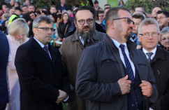 Galeria ze zdjęciami z wizyty Prezydenta Andrzeja Dudy w Wodzisławiu Śląskim, podczas której obecny był wojewoda śląski Jarosław Wieczorek /fot. A. Karendał/