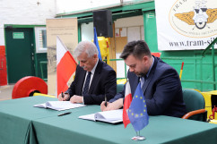 Galeria zdjęć z konferencji prasowej i podpisania umowy na modernizację infrastruktury tramwajowej /fot. A. Karendał/