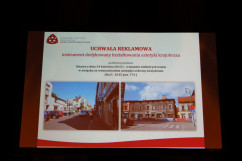 Konferencja poświęcona kształtowaniu krajobrazu miejskiego.