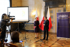 Galeria zdjęć z briefingu prasowego nt. realizacji zadań z zakresu koordynacji systemu zabezpieczenia społecznego /fot. Anna Karendał/