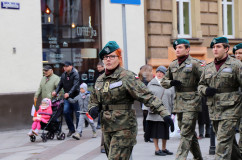 Galeria ze zdjęciami z wojewódzkich obchodów Święta Niepodległości w Katowicach z udziałem m.in. wojewody Jarosława Wieczorka /fot. A. Karendał/
