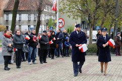 Galeria ze zdjęciami z wojewódzkich obchodów Święta Niepodległości w Katowicach z udziałem m.in. wojewody Jarosława Wieczorka /fot. A. Karendał/