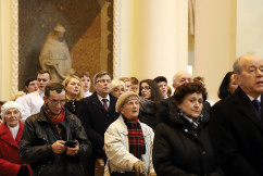 Galeria zdjęć z uroczystości z okazji 20. rocznicy święceń biskupich metropolity katowickiego abp Skworca z udziałem wojewody Jarosława Wieczorka /fot. A. Karendał/