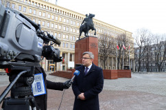 Galeria ze zdjęciami z wojewódzkich uroczystości z okazji 150. rocznicy urodzin marszałka Józefa Piłsudskiego /fot. A. Karendał/
