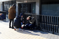 Fotogaleria z ćwiczeń z zakresu zarządzania kryzysowego, które odbyły się w katowickim 