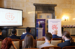 Galeria zdjęć z konferencji z okazji Europejskiego Dnia Numeru Alarmowego 112 /fot. A. Karendał/