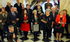 Galeria zdjęć z obchodów jubileuszu 25-lecia istnienia Stałego Sądu Polubownego w Katowicach, w których udział wziął wicewojewoda śląski Mariusz Trepka.