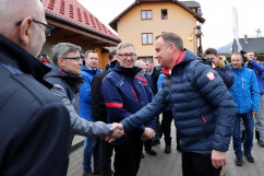 Galeria zdjęć z wizyty Prezydenta RP Andrzeja Dudy w Szczyrku i Buczkowicach /fot. A. Karendał/