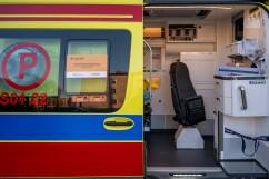 Do Zespołu Opieki Zdrowotnej w Kłobucku trafił nowy ambulans,