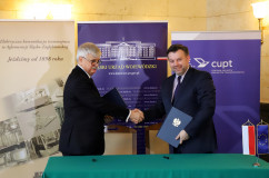 Galeria zdjęć z podpisania umowy na dofinansowanie projektu zakładającego dofinansowanie infrastruktury tramwajowej w Aglomeracji Śląsko-Zagłębiowskiej.