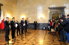 Galeria zdjęć z briefingu prasowego zapowiadającego wzrost środków z budżetu państwa przeznaczonych dla województwa śląskiego /fot. A. Karendał/