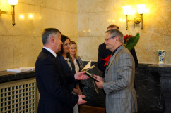 Galeria zdjęć z obchodów jubileuszu 25-lecia istnienia Stałego Sądu Polubownego w Katowicach, w których udział wziął wicewojewoda śląski Mariusz Trepka.