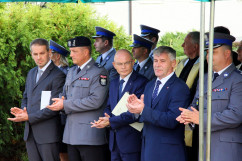 Fotogaleria z otwarcia Posterunku Policji w Porębie z udziałem wicewojewody śląskiego Mariusza Trepki.