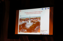 Konferencja poświęcona kształtowaniu krajobrazu miejskiego.