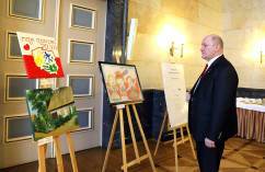 Galeria zdjęć z otwarcia wystawy pn. Mała Ojczyzna zorganizowanej przez PFRON w Śląskim Urzędzie Wojewódzkim / fot. A. Karendał/