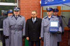 Galeria ze zdjęciami  z otwarcia nowego posterunku w Gołkowicach z udziałem wicewojewody Mariusza Trepki /fot. K. Kamasiński/
