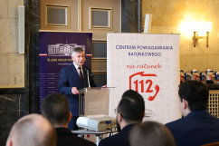 Galeria zdjęć z konferencji z okazji Europejskiego Dnia Numeru Alarmowego 112 /fot. A. Karendał/