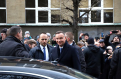 Galeria zdjęć z wizyty Prezydenta RP Andrzeja Dudy w Żorach z udziałem wojewody Jarosława Wieczorka /fot. A. Karendał/