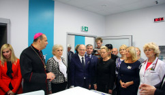 Zdjęcia z otwarcia oddziałów okulistyki oraz anestezjologii i intensywnej terapii w powiecie będzińskim.