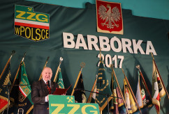 Galeria ze zdjęciami z Centralnej Akademii Barbórkowej w Rudzie Śląskiej z udziałem  wicewojewody Jana Chrząszcza /fot. A. Karendał/