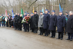 Uroczystości z okazji 12. rocznicy zawalenia się hali MTK z udziałem wicewojewody śląskiego Jana Chrząszcza.