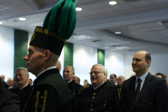 Fotogaleria z uroczystości barbórkowych w Głównym Instytucie Górnictwa z udziałem wojewody śląskiego.