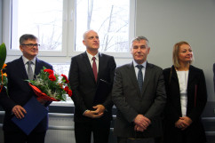 Otwarcie nowego bloku operacyjne w szpitalu w Wodzisławiu Śląskim z udziałem wicewojewody Mariusza Trepki.