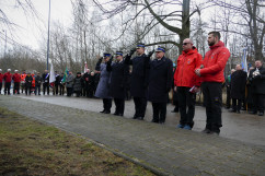 Uroczystości z okazji 12. rocznicy zawalenia się hali MTK z udziałem wicewojewody śląskiego Jana Chrząszcza.