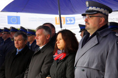 Galeria ze zdjęciami  z otwarcia nowego posterunku w Gołkowicach z udziałem wicewojewody Mariusza Trepki /fot. K. Kamasiński/