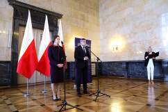 Galeria zdjęć z briefingu prasowego nt. realizacji zadań z zakresu koordynacji systemu zabezpieczenia społecznego /fot. Anna Karendał/