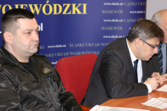 Wideokonferencja dotycząca sytuacji pogodowej w województwach.