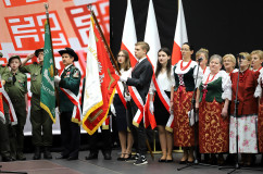 Galeria zdjęć z wizyty Prezydenta RP Andrzeja Dudy w Żorach z udziałem wojewody Jarosława Wieczorka /fot. A. Karendał/