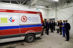 Fotogaleria składająca się z 34 zdjęć z uroczystości podpisania umowy na dofinansowanie GCZD / zdjęcia: K. Kamasiński