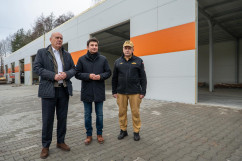 Nowe inwestycje na terenie miejskiej komendy PSP w Jastrzębiu Zdroju 