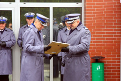 Galeria ze zdjęciami  z otwarcia nowego posterunku w Gołkowicach z udziałem wicewojewody Mariusza Trepki /fot. K. Kamasiński/