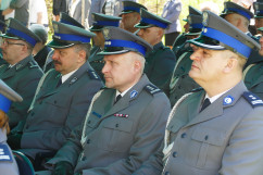 Zdjęcia z uroczystości 78. rocznicy Zbrodni Katyńskiej w Komendzie Wojewódzkiej Policji w Katowicach.