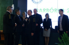 Fotogaleria z uroczystości barbórkowych w Głównym Instytucie Górnictwa z udziałem wojewody śląskiego.