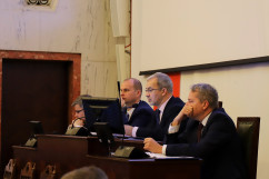 Posiedzenie WRDS w sprawie Programu dla Śląska z udziałem wiceministra rozwoju Jerzego Kwiecińskiego.