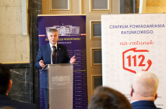 Galeria zdjęć z konferencji z okazji Europejskiego Dnia Numeru Alarmowego 112 /fot. A. Karendał/