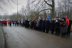 Uroczystości z okazji 12. rocznicy zawalenia się hali MTK z udziałem wicewojewody śląskiego Jana Chrząszcza.